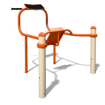 Hyperextension-maskine MF2.9 – Professionelt udstyr til rygtræning udendørs