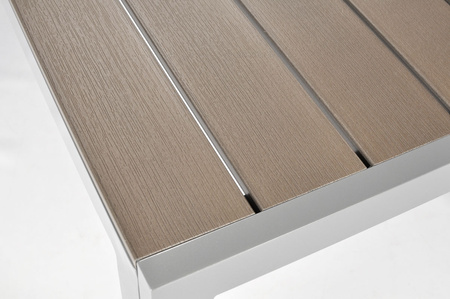 MODENA 150 aluminijasta vrtna miza | aluminijasto vrtno pohištvo, moderna zasnova, za teraso in vrt