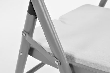 Chaise de restauration pliante - blanche