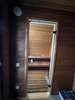 Oval Sauna Frodo 195 Outdoor για 8 άτομα / Ηλεκτρική ή ξυλόσομπα Harvia / Υψηλής ποιότητας Θερμικά επεξεργασμένη Σκανδιναβική Ερυθρελάτη