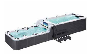 Double Drive Christi Spa – Flagship Dual Zone 10 Person Swim Spa System