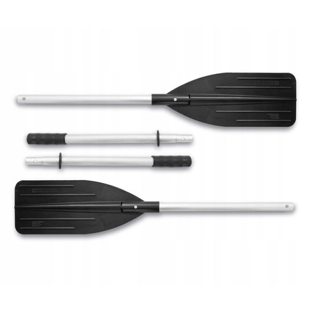 INTEX 2 pontoonmootoriga alumiiniumist ühe sulega kajak 137 cm