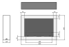 Compact Biofireplace Murall 800 — wall-mounted, for recess installation, elevates your interior
