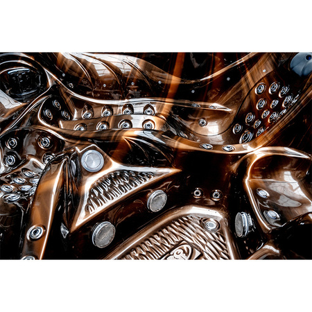 SPA702 Džakuzi vanna 230x230 cm - luksusa hidromasāžas spa terasei vai dārzam