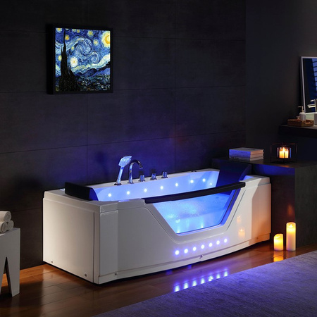 SPA Bathtub with Hydromassage and Heater | Jacuzzi | URAN 931 | 170x76 cm | Indoor Bathtub |
