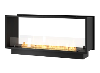 Cheminée bio double face 2SIDE 1200 SLIM – élégance et feu visible des deux côtés