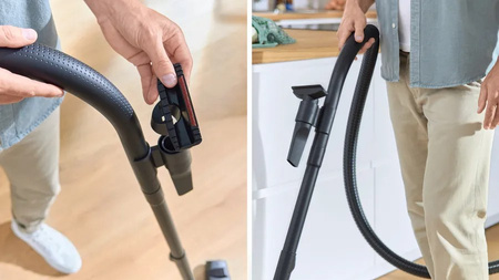 Пилосос із мішком Bosch Serie 4 BGB38RD2 – 600 Вт, мішок XL G ALL, протиалергічний фільтр PureAir 99,9%, PowerProtect