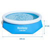 Πισίνα επέκτασης 244 x 61 cm bestway 57448