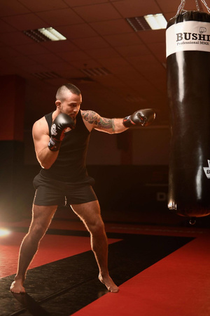 160 cm / tühi - BUSHIDO 160 40 BOXING TRAINING KOTI tühi