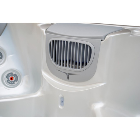 Aia mullivann SPA516 White Pearl antratsiitse korpusega 170x210 cm - kompaktne luksus teie aias