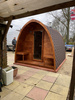 Pod 300 Garden Sauna / Harvia Electric or Wood-Burning Stove / High-Quality Scandinavian Spruce (Thermowood) | Wellness | Relax | SPA | Home SPA | Modern Design