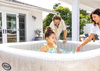 Jacuzzi Inflável INTEX 28472 – SPA Quadrado para 6 pessoas, 196 x 71 cm com Hidromassagem e Conjunto Premium