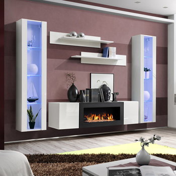 Bio-cheminée meuble moderne Fly SBK M2 – cheminée à biocarburant inodore