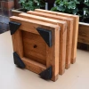 Handmade Wooden Outdoor Planter Box 59 cm – Rectangular, 30L, Solid Wood