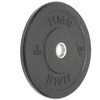 Czarny Talerz Olimpijski Bumper 5 - 25 KG HMS