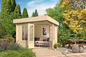 Domek ogrodowy z bali / Domek narożny Claire