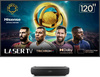 Hisense Laser TV 120 tommer 120L9HA Ultra HD 4K, Dolby Atmos, Smart TV, HDR-teknologi, ALR-skjerm - overlegen bilde- og lydkvalitet