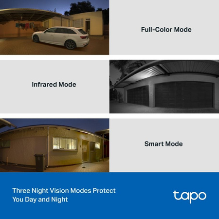 TP-LINK Tapo C510W PTZ välikaamera koos paanutus- ja kallutusfunktsiooniga - kõrge resolutsiooniga 2304x1296, liikumistuvastus, öine režiim, WiFi, IP65, kahesuunaline side