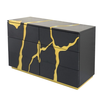 MÁGNETIKUS FEKETE KÉPVÁSZLAP - lakkozott MDF - 75 × 130 × 40 cm