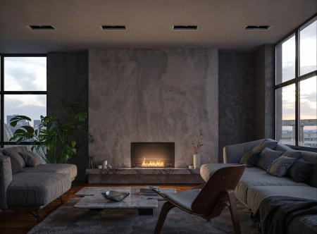 Queimador bio-lareira INSIDE BLACK 800 – estilo, conforto e calor ecológico