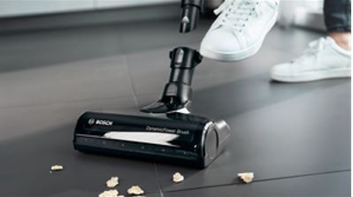 Bosch Unlimited 7 BBS712A Upright Bagless Vacuum Cleaner with Removable Battery, 2-in-1 Suction Cup, LED and Long Run Time - Excellent Power and Functionality for Every Home