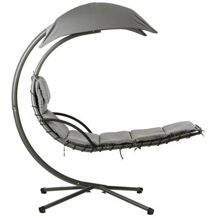 Kerti hinta hintaágy függőágy fotel függőágy kosár szürke MultiGarden | kerti függőágy, kültéri pihenés, kerti pihenés