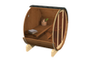 Outdoor Sauna & Hot Tub Set | Finnish Barrel EDA | LUX HOT TUB 200