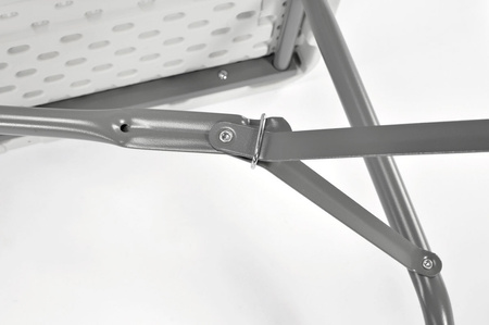 Sammenleggbart serveringsbord, lengde 240 cm - hvit