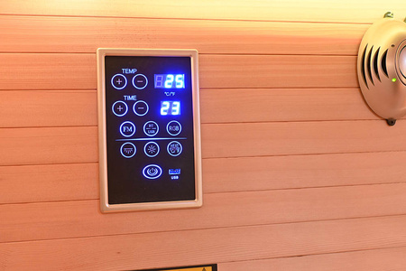 MO-RL4ST Sauna infravermelha com pedra de sal + turmalinas