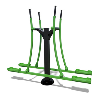 Double skiman SM144 – outdoor skitrainer voor 2 personen voor een total‑body workout