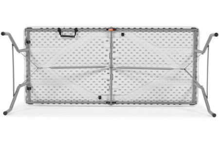 Klappbarer Cateringtisch, Länge 240 cm – weiß