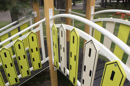 Parque infantil "Cidade" - Sem telhado TE834-PE – Um conjunto de jogo abrangente para crianças