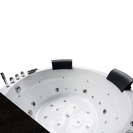 Della 916 Hydromassage-Badewanne mit Unterschrank 170x170 cm – Moderne SPA-Badewanne für das Badezimmer