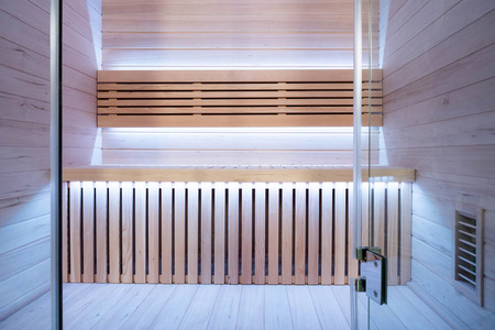 Mājas sausā sauna ar HARVIA plīti un 6 kW krāsu terapiju 200 x 170 x 210 cm | Home SPA | Dabīga koksne