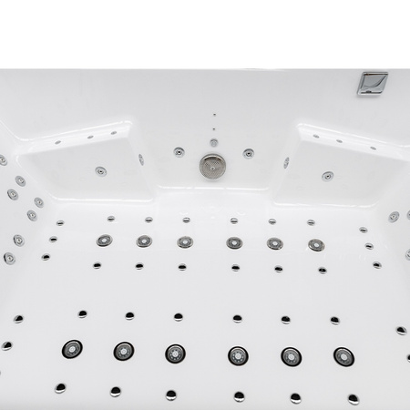 KARI 942 White 180x120 cm hidromasāžas vanna - moderna vannas istabas spa vanna