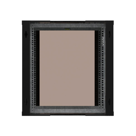 "Extralink Premium" 12U 600x450 Black | stovo spinta | montavimas be įrankių, montuojama ant sienos