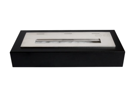 Окремо стоячий біокамін з біокамінною вставкою 36 см - екологічне та бездимне опалення