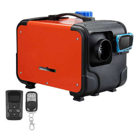 Blitzwolf BW-AH-H2B-BT parkeringsvarmer/heater, 5kw med AC-indgang styret af app + adapter + controller med display + Bluetooth