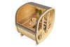 Sauna exterior Uku 160 para 3-4 personas / Calefacción eléctrica solamente / Abeto nórdico de alta calidad (madera termal de pino) | Bienestar | Relajación | SPA | Bienestar | Relajación | SPA | Estilo nórdico | Madera termal