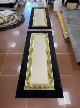 Accogliente tappeto fatto a mano - lussuoso e morbido in stile VERSACE