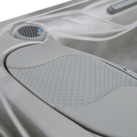 Dārza džakuzi SPA566 200x200 cm - luksusa spa vanna ar burbuļvannu dārzam un terasei