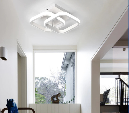 Таванна лампа Square 22W WHITE - NEUTRAL TONE