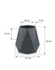White Flavi garden pot with lighting