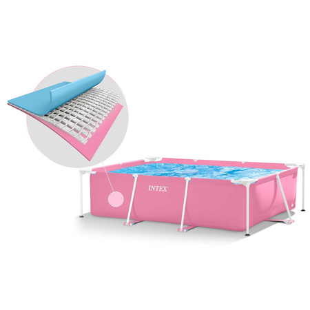 Piscine de jardin Frame 220 x 150 x 60 cm 15 en 1