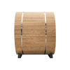 MO‑2118 Sauna ogrodowa beczka 180 cm × Ø 210 cm – drewniana sauna zewnętrzna do ogrodu dla 3–4 osób