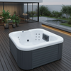 Veliki zunanji jacuzzi za 5 oseb - razkošna masažna kopel