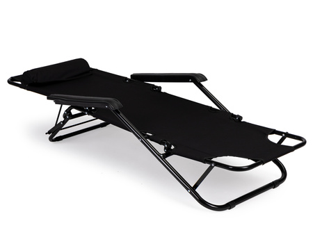 Garden Lounger with Cushion | Lounger 2-in-1 for Beach Balcony Patio | Garden furniture, relaxation, modern style