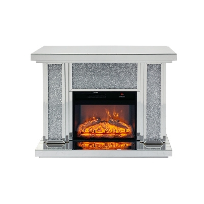 Lareira de Vidro Luxuosa Solux 123x38,5x91 cm com Inserto Elétrico – Brilho Incomparável