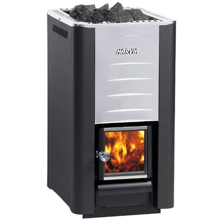 Harvia Pro 26 – Piec do Sauny na Drewno 26,6 kW z 30 kg Kamieni w Zestawie