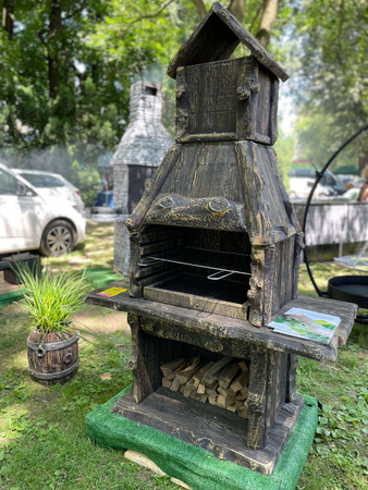 FORKOS betongrill (K11) - elegáns kerti grill építészeti betonból